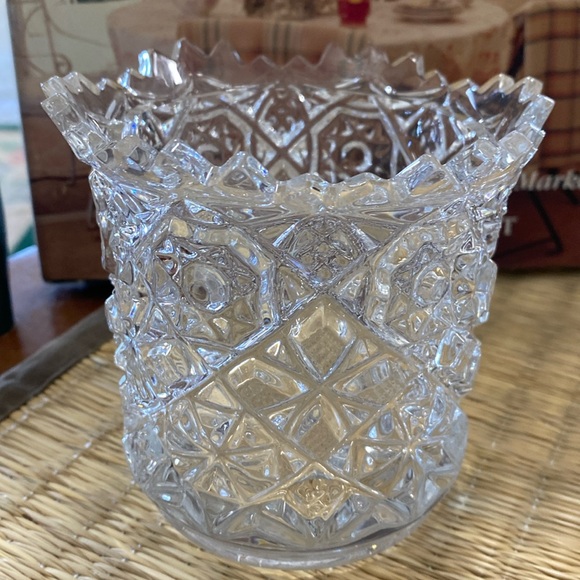 Fostoria Rosby Pattern Clear Glass No. 1704 Sugar Bowl ~ c.1910 EAPG (No Lid) - Picture 1 of 4